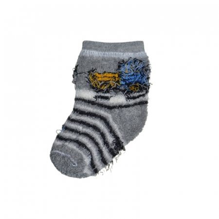 Sosete flausate pentru baieti, Mini Junior, SSTMJ-14G, Gri [2]