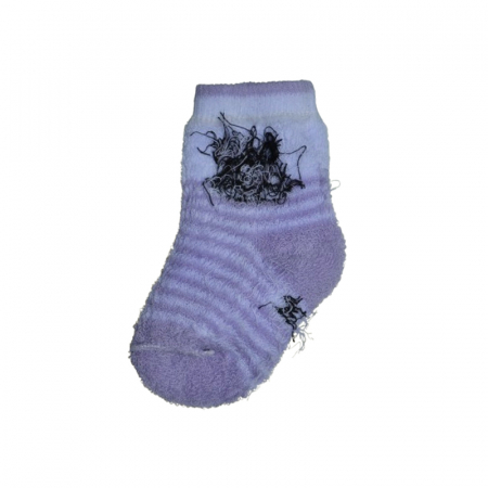 Sosete flausate pentru fete, Mini Junior, SSTMJ-2M, Mov [2]