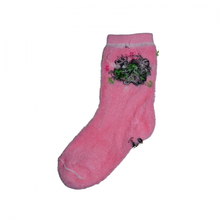 Sosete flausate pentru fete, Mini Junior, SSTMJ-7R, Roz [2]
