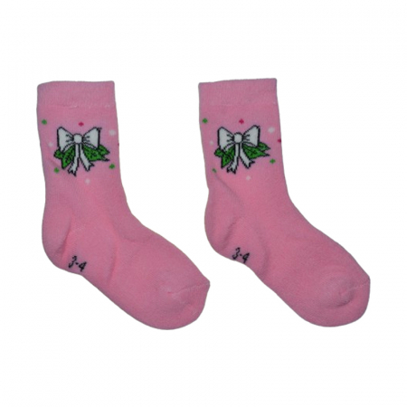 Sosete flausate pentru fete, Mini Junior, SSTMJ-7R, Roz [1]