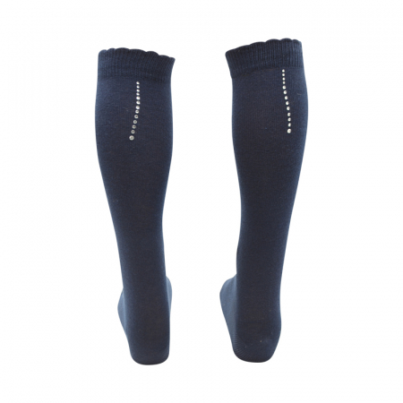 Sosete lungi pentru fete Milusie P002B-32-34, Bleumarin [1]
