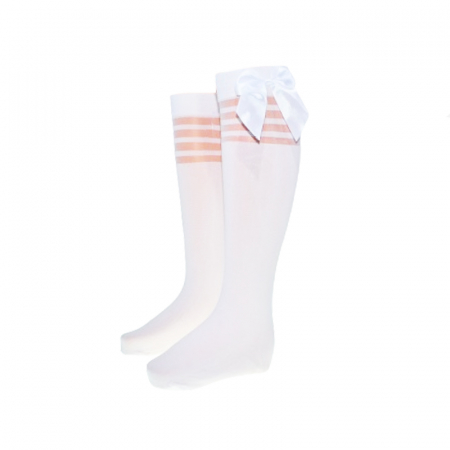 Sosete bebelusi si copii - Sosete lungi pentru fete Mini Junior CRP-MJ7