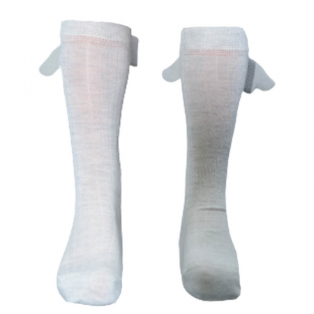 Sosete bebelusi si copii - Sosete lungi pentru fete Zual S-240323-G, Gri