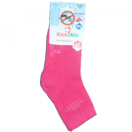 Sosete medicinale anti tantari KidsMed KM021F-21-22-cm, Fucsia [1]