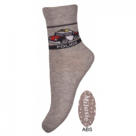 Sosete bebelusi si copii - Sosete pentru baieti cu ABS-Milusie B2214-G1-13-14-cm, Albastru