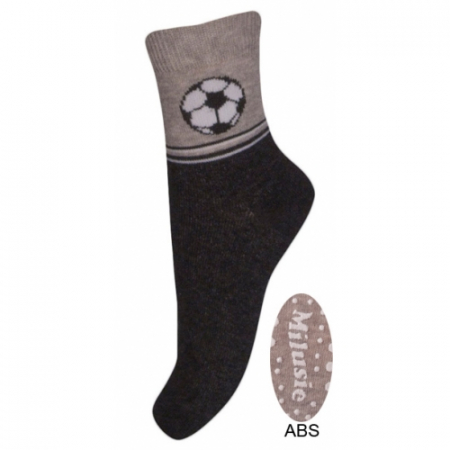 Sosete bebelusi si copii - Sosete pentru baieti cu ABS-Milusie B2214-G2-13-14-cm, Albastru