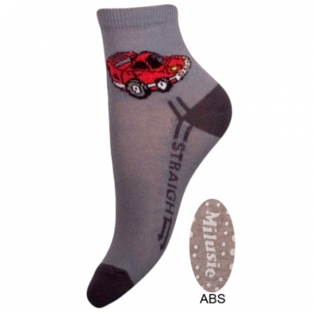 Sosete bebelusi si copii - Sosete pentru baieti cu ABS-Milusie B2214-G4-13-14-cm, Albastru