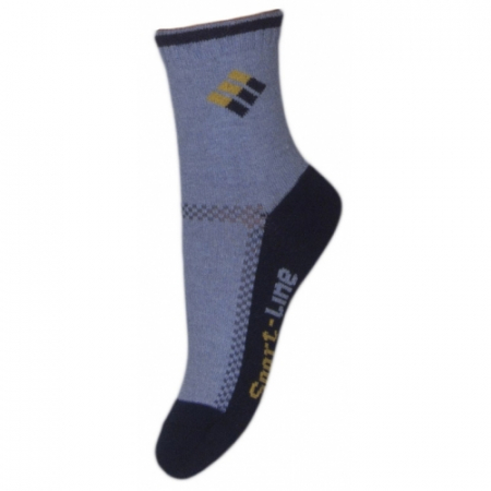 Sosete bebelusi si copii - Sosete pentru baieti Milusie B2220B-A-13-14-cm, Albastru