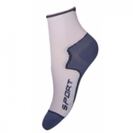 Sosete bebelusi si copii - Sosete pentru baieti Milusie B2220B-A7-13-14-cm, Alb