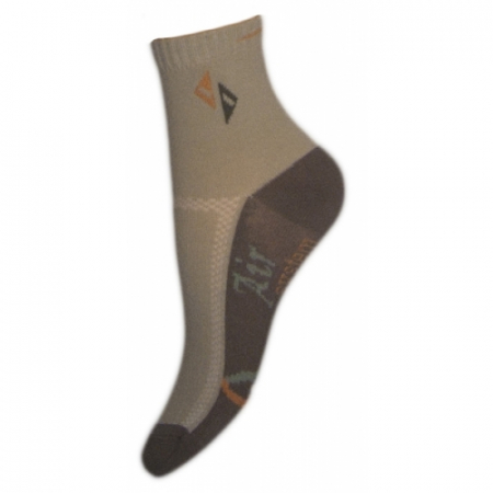 Sosete bebelusi si copii - Sosete pentru baieti Milusie B2220B-C1-13-14-cm, Crem