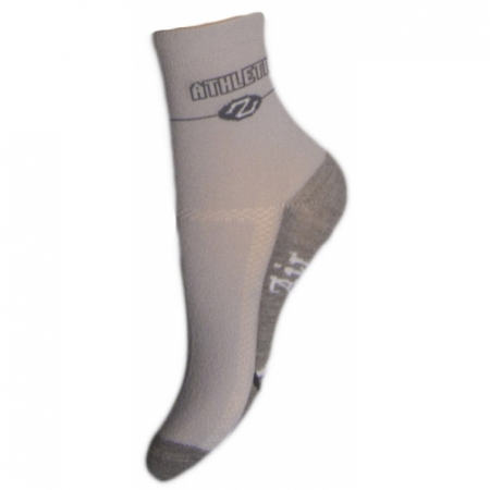 Sosete bebelusi si copii - Sosete pentru baieti Milusie B2220B-G1-13-14-cm, Gri