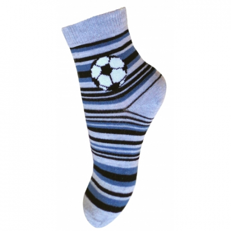 Sosete bebelusi si copii - Sosete pentru baieti Milusie B2220B-G12-13-14-cm, Gri