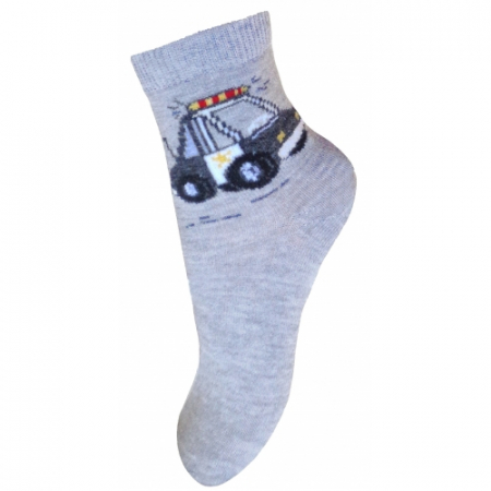 Sosete bebelusi si copii - Sosete pentru baieti Milusie B2220B-G15-15-17-cm, Gri