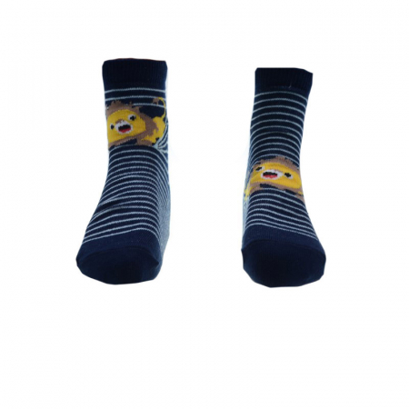 Sosete bebelusi si copii - Sosete pentru baieti Milusie 2265-BLL-15-17-cm, Bleumarin