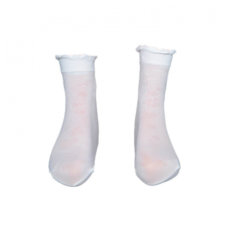 Set 2 perechi sosete 40 DEN pentru fete Milusie B4204, Alb [0]