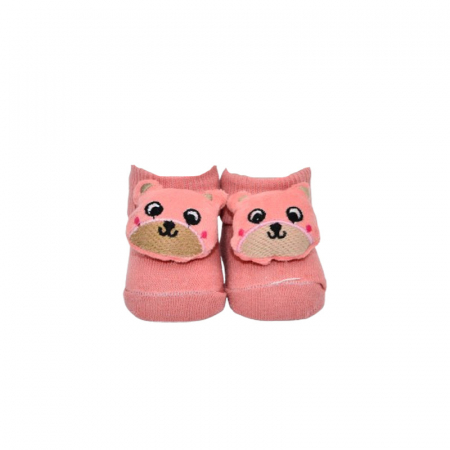 Sosete bebelusi si copii - Sosete pentru bebelusi, Mini Junior SSTE-50109-4, Coral