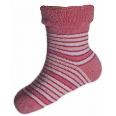 Sosete bebelusi si copii - Sosete pentru copii Milusie B2224-R-7-8-cm, Roz