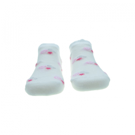 Sosete bebelusi si copii - Sosete pentru fete Milusie 2219-CAD-7-8-cm, Alb