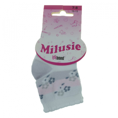 Sosete pentru fete Milusie 2219-CNGR-7-8-cm, Multicolor [3]