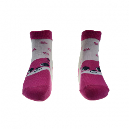 Îmbrăcăminte fete - Sosete pentru fete Milusie 2219-CRD-11-12-cm, Roz