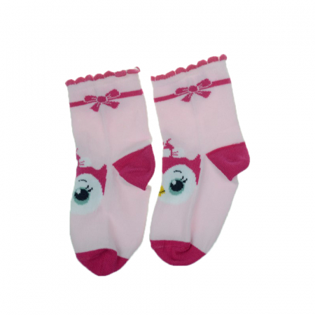 Îmbrăcăminte fete - Sosete pentru fete Milusie 2219-CRO-11-12-cm, Roz