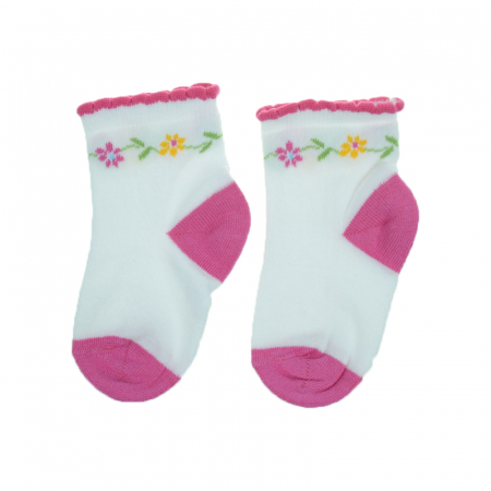 Sosete pentru fete Milusie 2219-YY-9-10-cm, Alb [1]