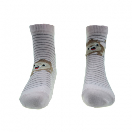 Sosete bebelusi si copii - Sosete pentru fete Milusie 2265-CDRR-15-17-cm, Roz