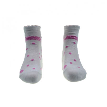 Sosete bebelusi si copii - Sosete pentru fete Milusie B B 2220-6-13-14-cm, Multicolor