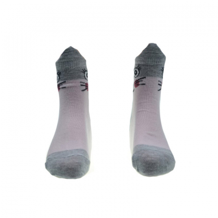 Sosete bebelusi si copii - Sosete pentru fete Milusie B 2220-CRZ-15-17-cm, Roz