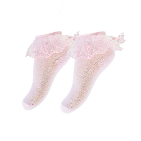 Sosete bebelusi si copii - Sosete pentru fete OEM 453_62-68 cm, Roz