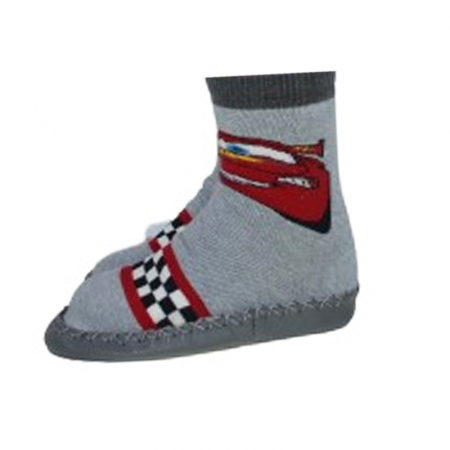 Sosete cu talpa antiderapanta pentru baieti Cars CRS1611, Gri [1]