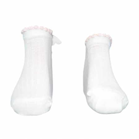 Sosete bebelusi si copii - Sosete pentru fete Zual S-240323-CR, Crem