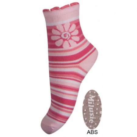 Sosete bebelusi si copii - Sosete pentru fete cu ABS Milusie B2214F-R2-15-17-cm, Albastru