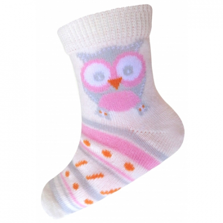 Îmbrăcăminte fete - Sosete pentru fete Milusie B2219F-A10-5-6-cm, Alb