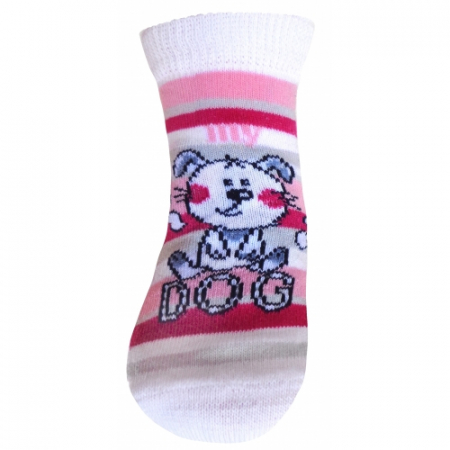Îmbrăcăminte fete - Sosete pentru fete Milusie B2219F-A16-5-6-cm, Alb