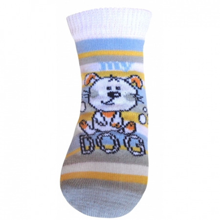 Îmbrăcăminte fete - Sosete pentru fete Milusie B2219F-A17-5-6-cm, Alb