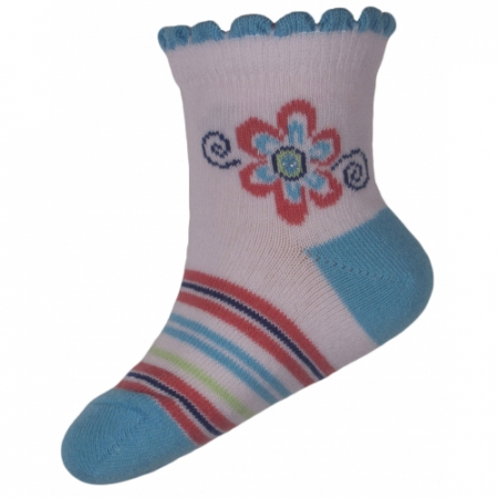 Îmbrăcăminte fete - Sosete pentru fete Milusie B2219F-A5-5-6-cm, Albastru