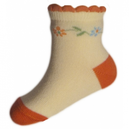 Îmbrăcăminte fete - Sosete pentru fete Milusie B2219F-G-5-6-cm, Galben