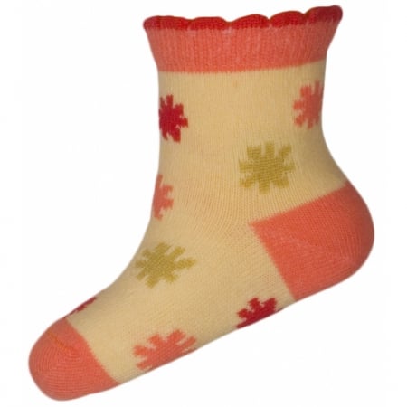 Îmbrăcăminte fete - Sosete pentru fete Milusie B2219F-G2-5-6-cm, Galben