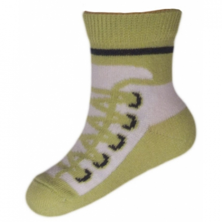 Sosete bebelusi si copii - Sosete pentru fete Milusie B2219F-V-5-6-cm, Verde