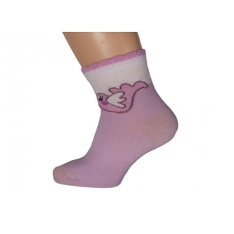 Sosete bebelusi si copii - Sosete pentru fete Milusie B2220-M-5-6-cm, Mov