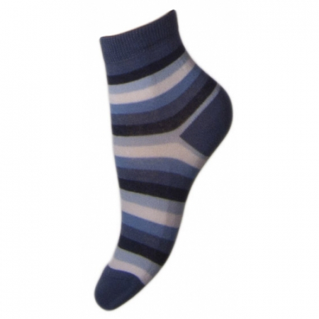 Sosete bebelusi si copii - Sosete pentru fete Milusie B2220B-15-17-cm, Bleumarin