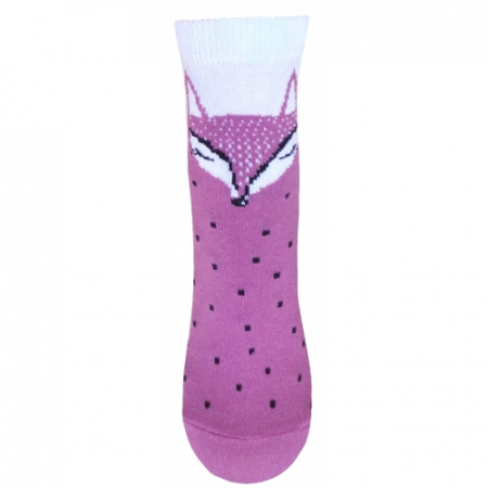 Sosete bebelusi si copii - Sosete pentru fete Milusie B2220M12-15-17-cm, Mov