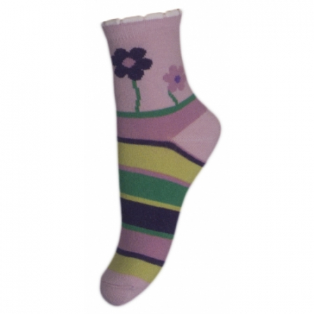 Sosete bebelusi si copii - Sosete pentru fete Milusie B2220M3-15-17-cm, Mov