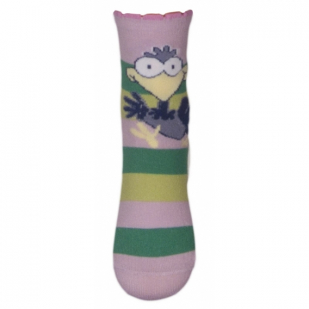 Sosete bebelusi si copii - Sosete pentru fete Milusie B2220M4-15-17-cm, Mov