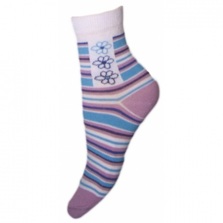 Sosete bebelusi si copii - Sosete pentru fete Milusie B2220M7-15-17-cm, Mov