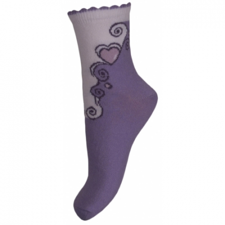 Sosete bebelusi si copii - Sosete pentru fete Milusie B2220M9-15-17-cm, Mov