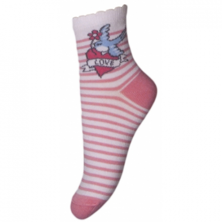 Sosete bebelusi si copii - Sosete pentru fete Milusie B2220R1-15-17-cm, Roz