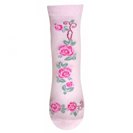Sosete bebelusi si copii - Sosete pentru fete Milusie B2220R7-13-14-cm, Roz