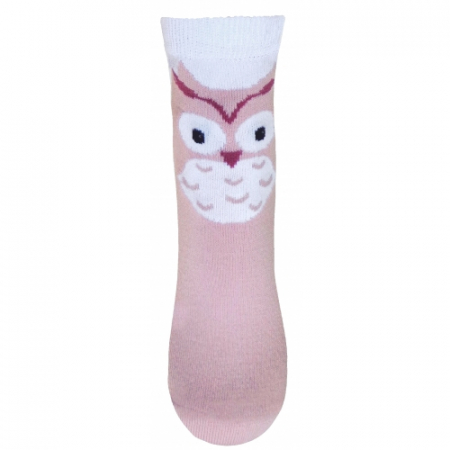 Sosete bebelusi si copii - Sosete pentru fete Milusie B2220R8-15-17-cm, Roz